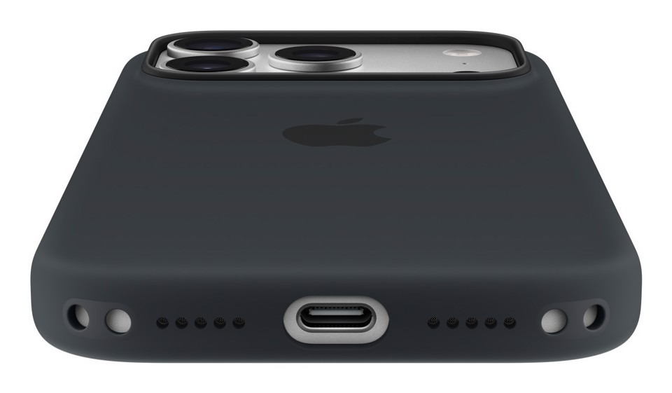 Apple Custodia MagSafe in silicone per iPhone 17 Pro - Nero