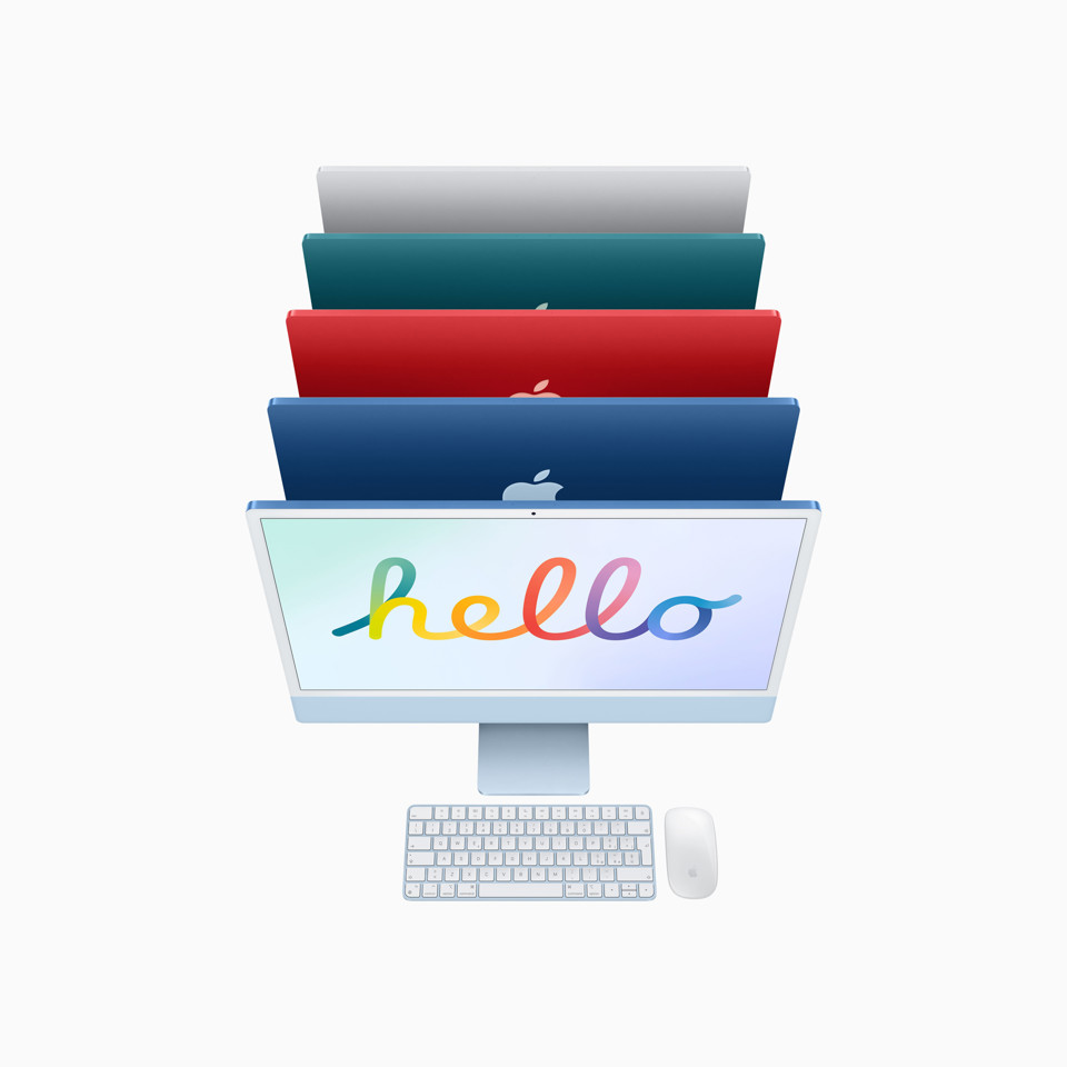 Apple iMac 24" con display Retina 4.5K (Chip M1 con GPU 7-core, 256GB SSD) - Rosa (2021)