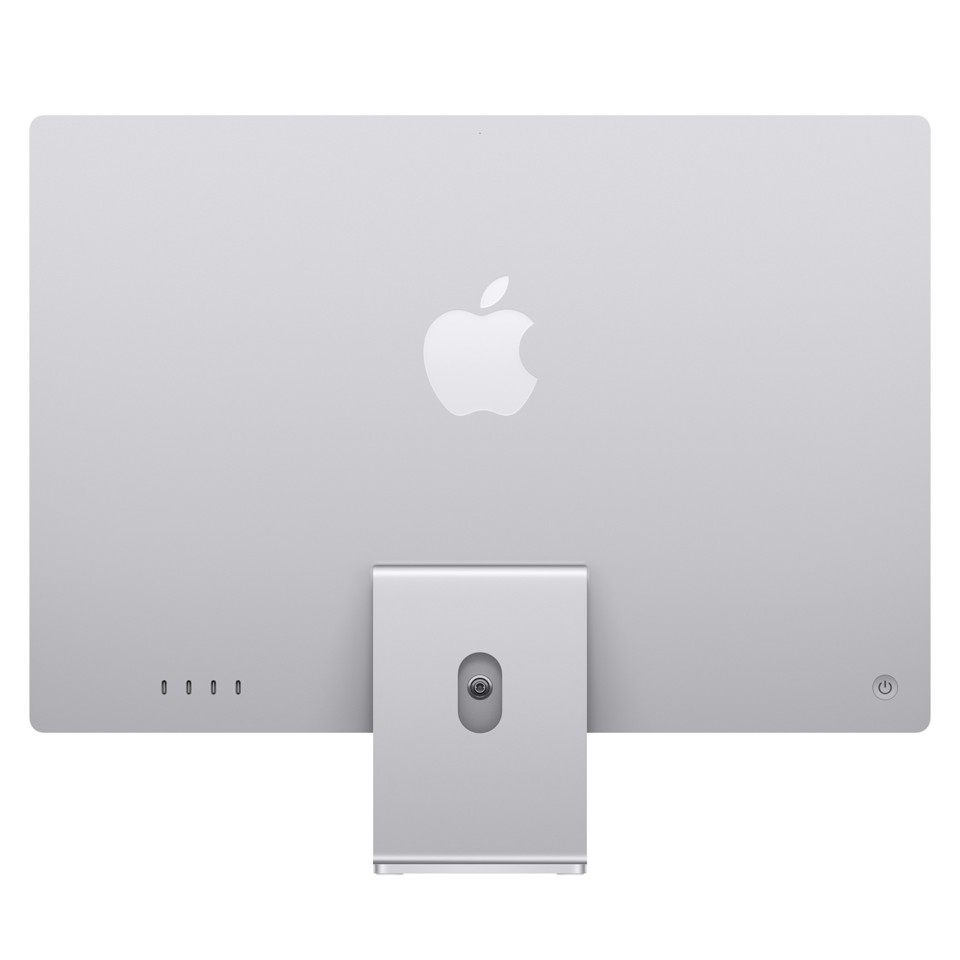 Apple iMac 24"Retina Display 4,5K, Chip M4 con CPU 10‑core, GPU 10‑core, 16GB, 512GB SSD, Argento