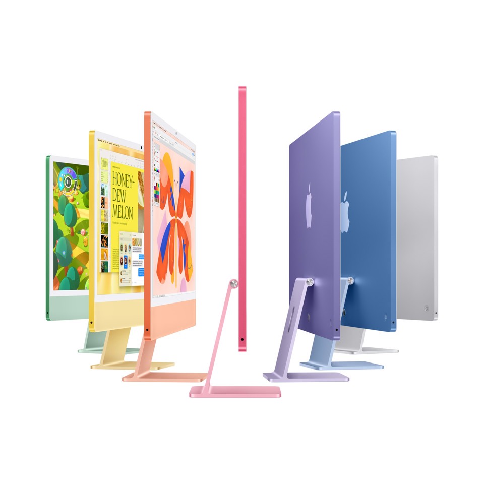 Apple iMac 24"Retina Display 4,5K, Chip M4 con CPU 10‑core, GPU 10‑core, 16GB, 512GB SSD, Blu