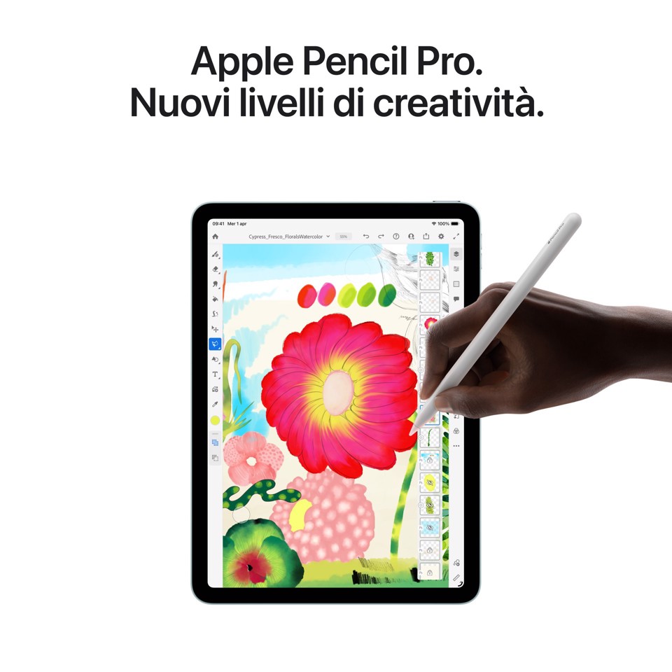 Apple iPad Air 13'' Wi-Fi + Cellular 128GB - Viola