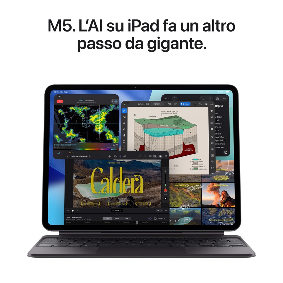 Apple iPad Pro 11" Wi‑Fi + Cellular 1TB display nanotexture Nero Siderale