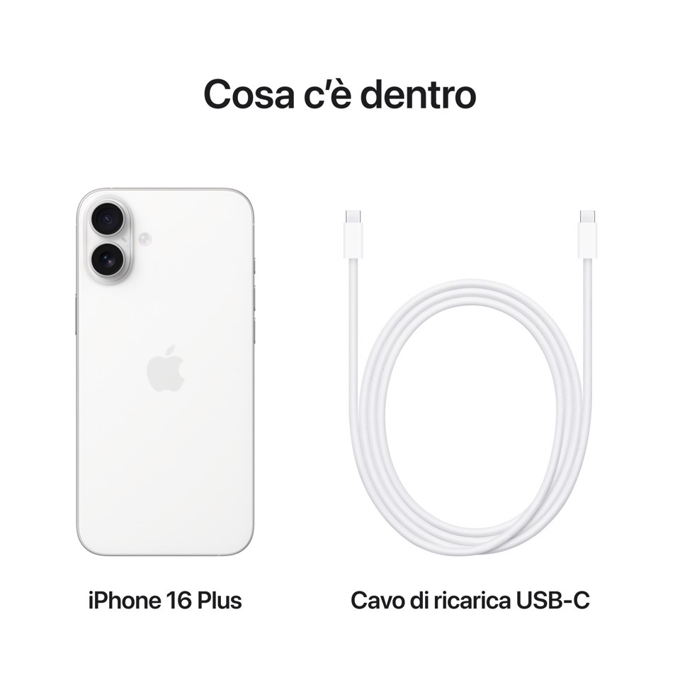Apple iPhone 16 Plus 128GB Bianco