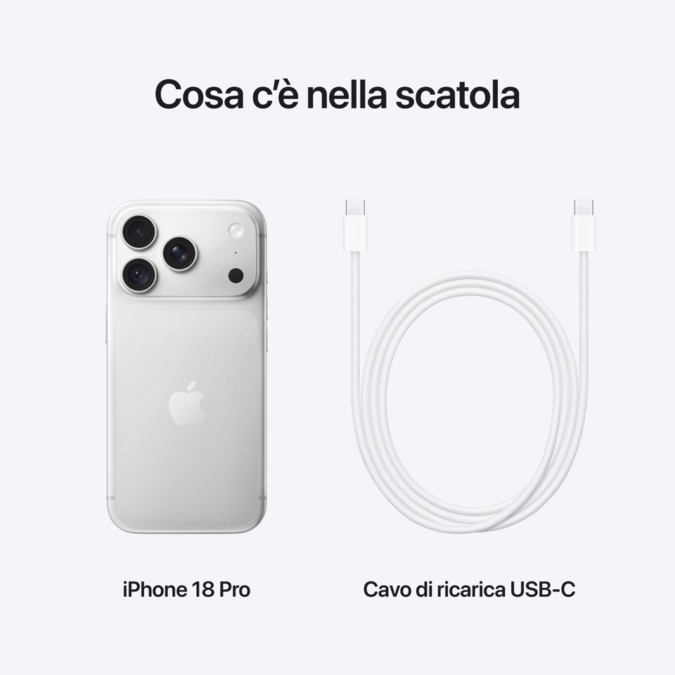 Apple iPhone 18 Pro 256GB Argento