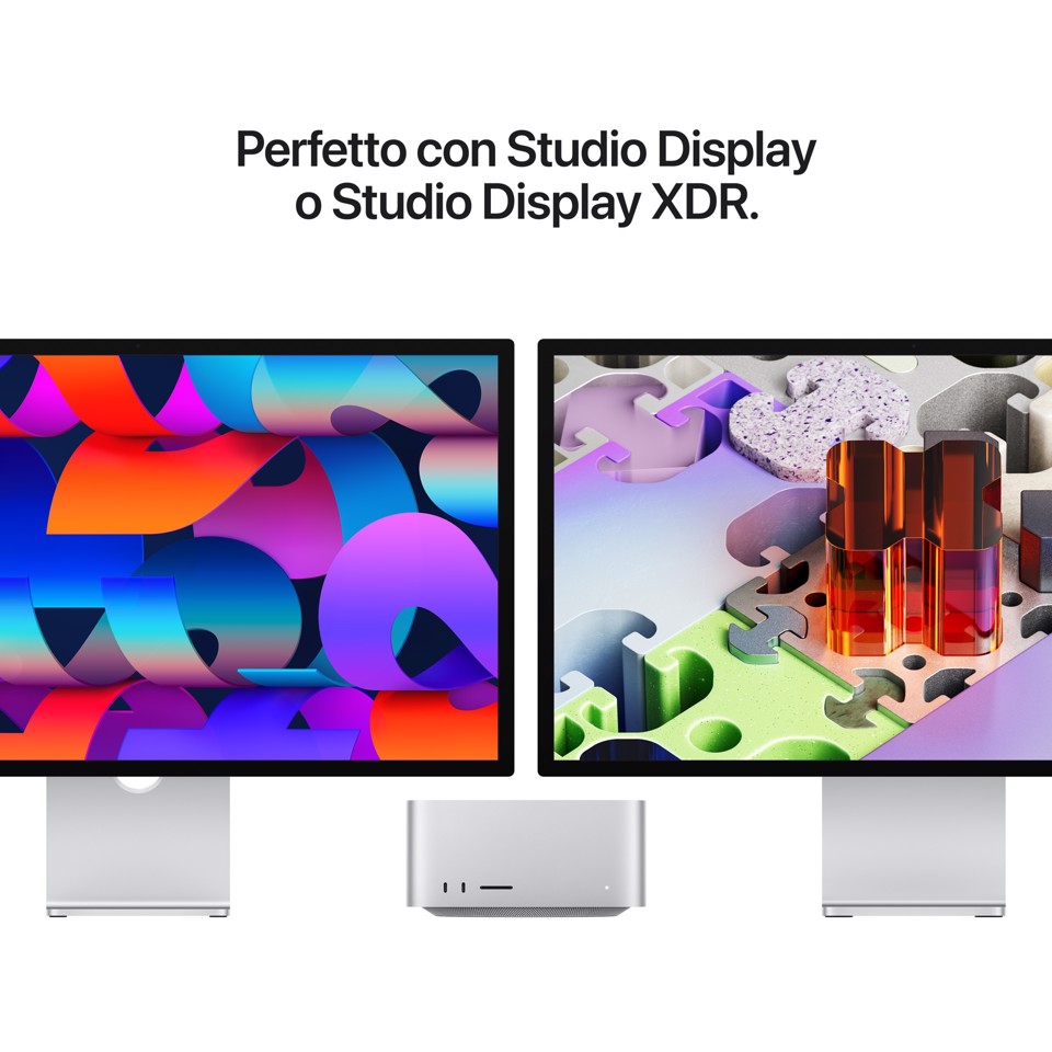 Apple Mac Studio : Chip M5 Max con cpu 18 core e gpu 32 core, 512GB SSD