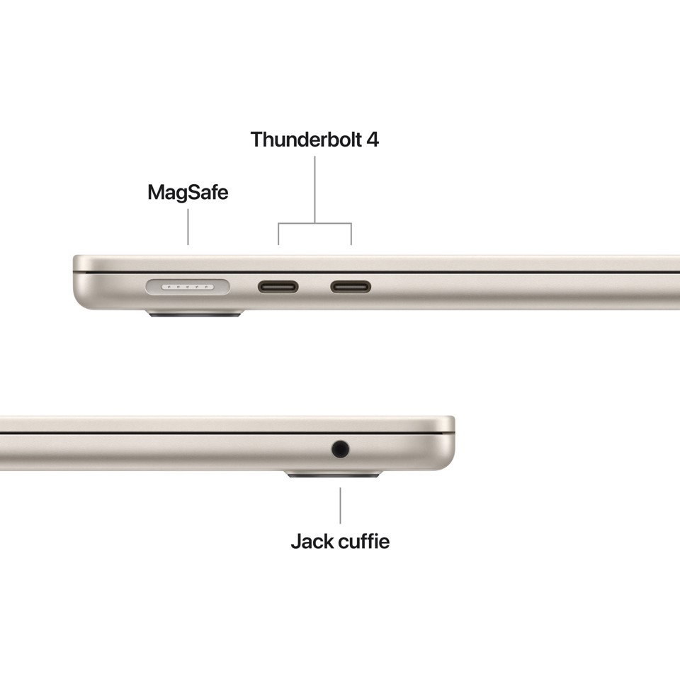 Apple MacBook Air 13" M5 chip 10‑core CPU 10‑core GPU, 24GB, 1TB SSD - Galassia