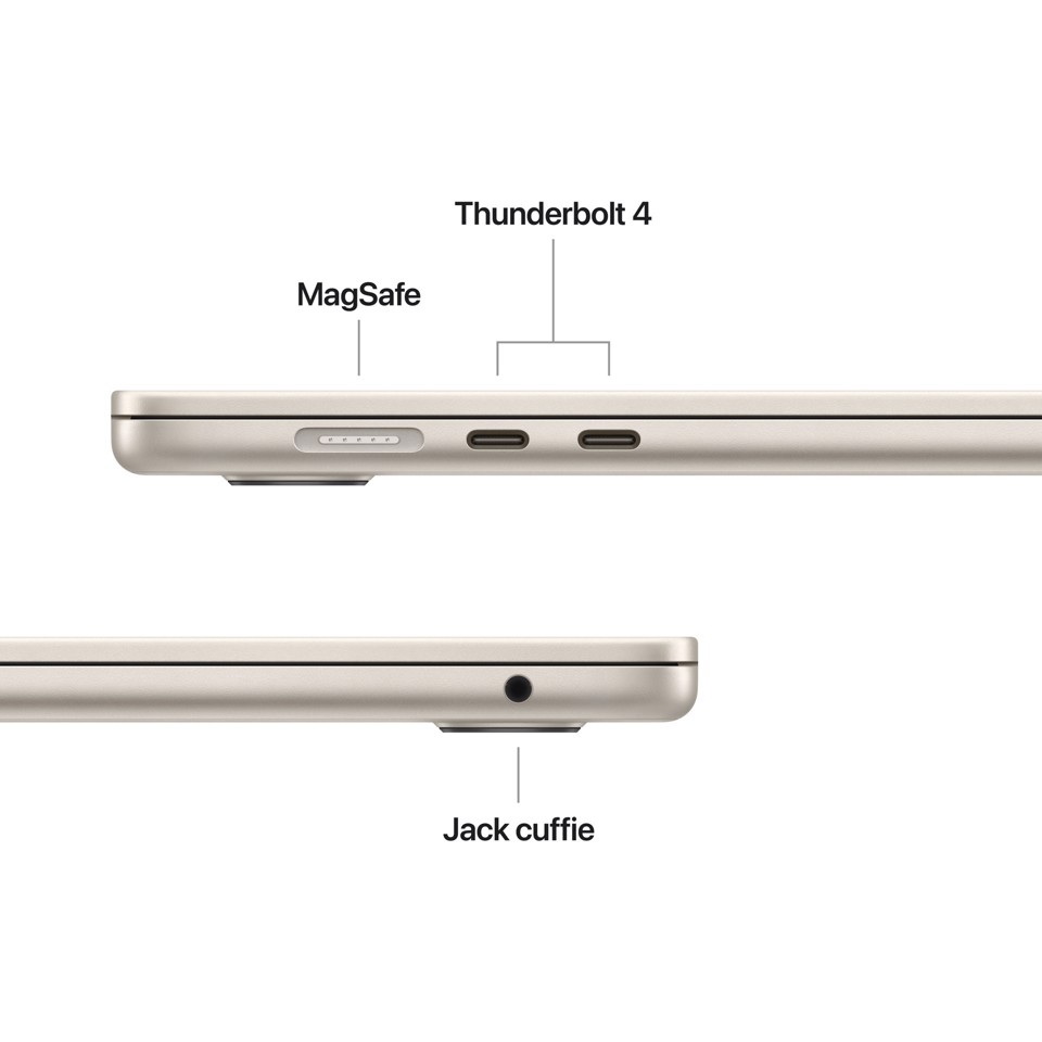 Apple MacBook Air 15" M5 chip 10‑core CPU 10‑core GPU, 16GB, 1TB SSD - Galassia