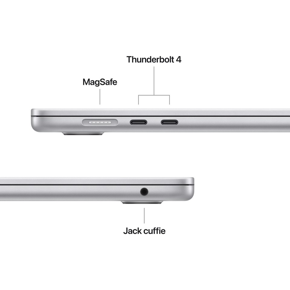 Apple MacBook Air 15" M5 chip 10‑core CPU 10‑core GPU, 24GB, 1TB SSD - Argento