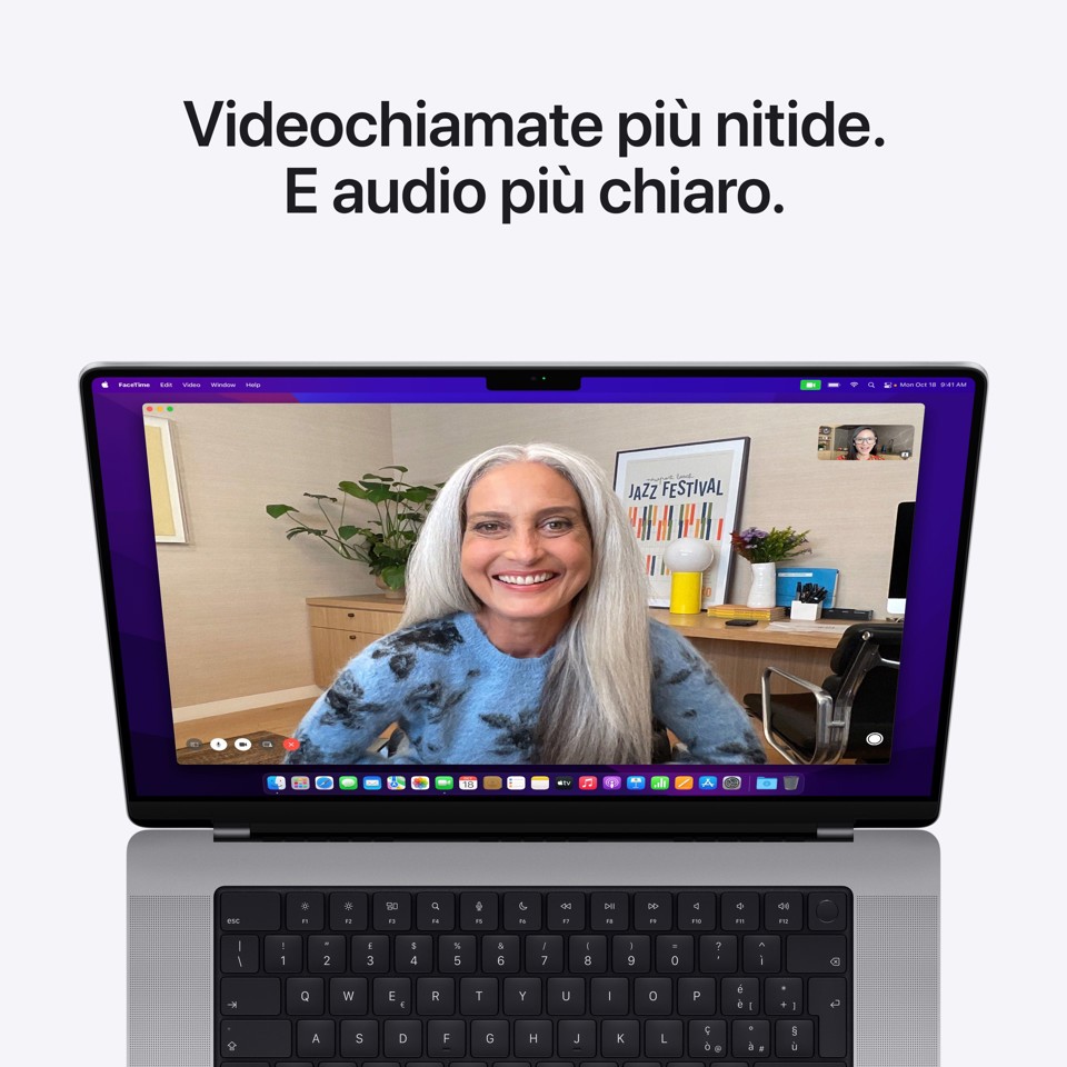 Apple MacBook Pro 14" chip M1 Pro 8‑core CPU 14‑core GPU 512GB SSD Argento