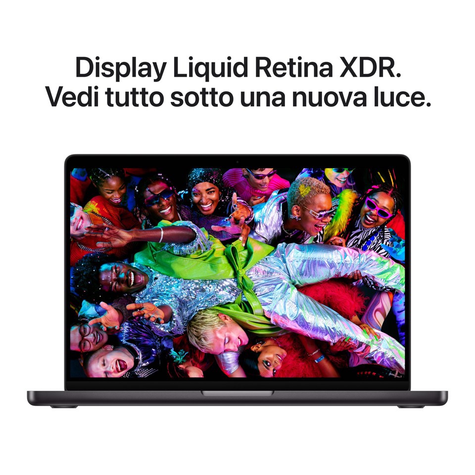 Apple MacBook Pro 14" Chip M5 10‑core CPU 10‑core GPU, 24GB, 1TB SSD Nero Siderale