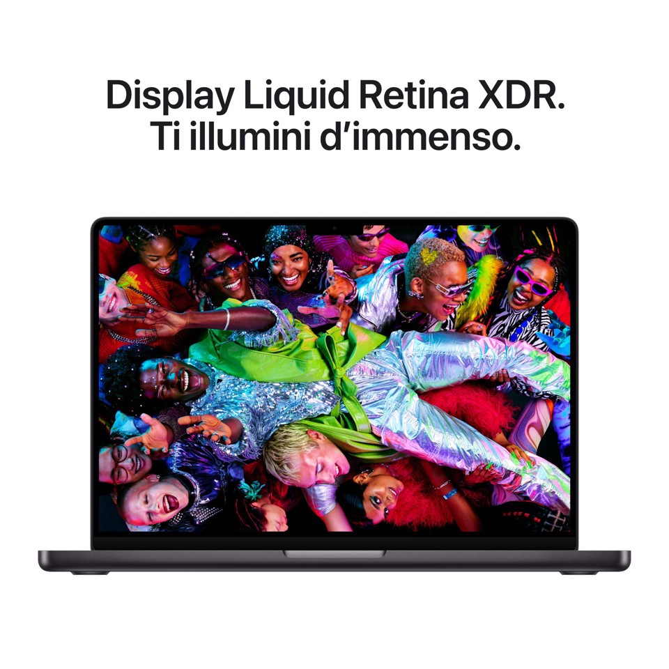 Apple MacBook Pro 14" M5 Pro chip 15‑core CPU 16‑core GPU, 24GB, 2TB SSD - Nero siderale