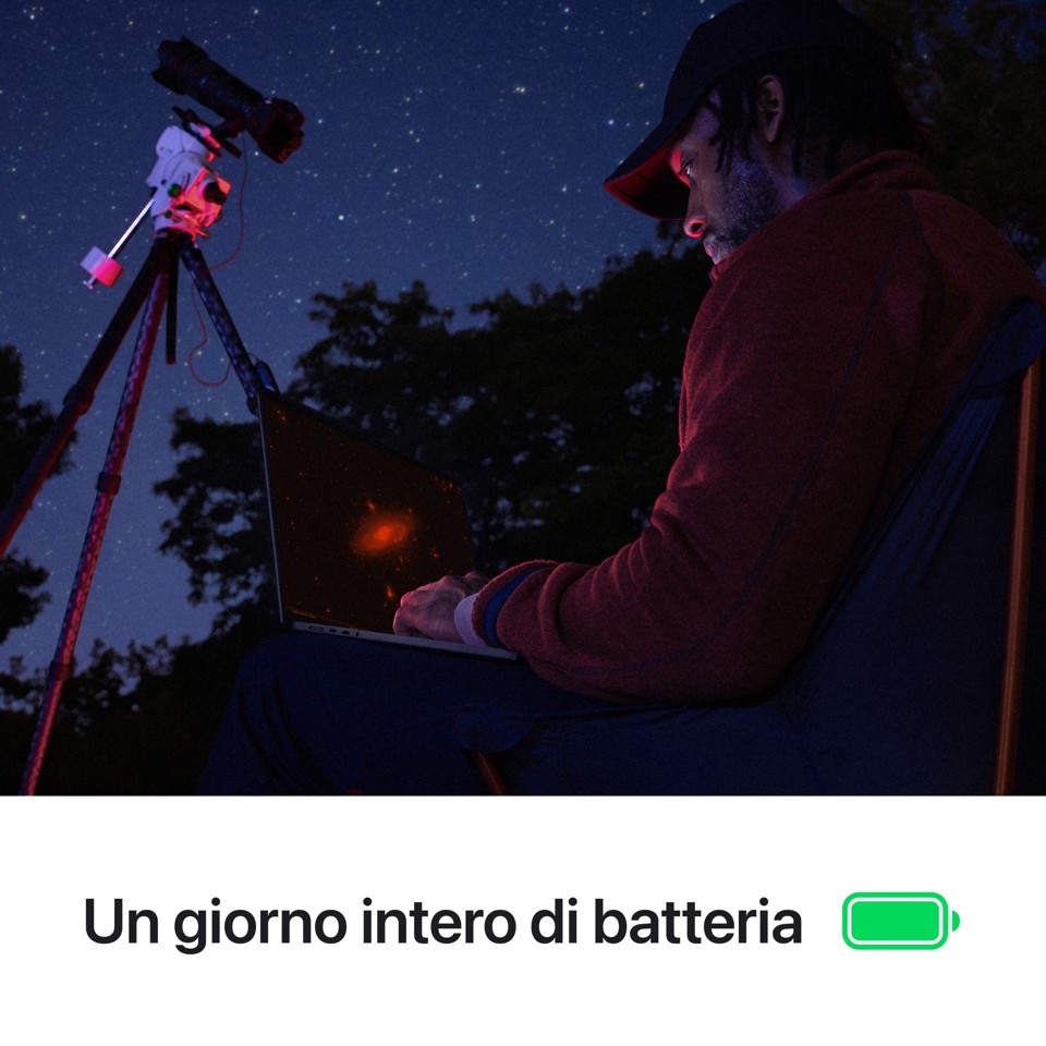 Apple MacBook Pro 16": Chip M4 Max con cpu 16 core e gpu 40 core, 1TB SSD - Argento