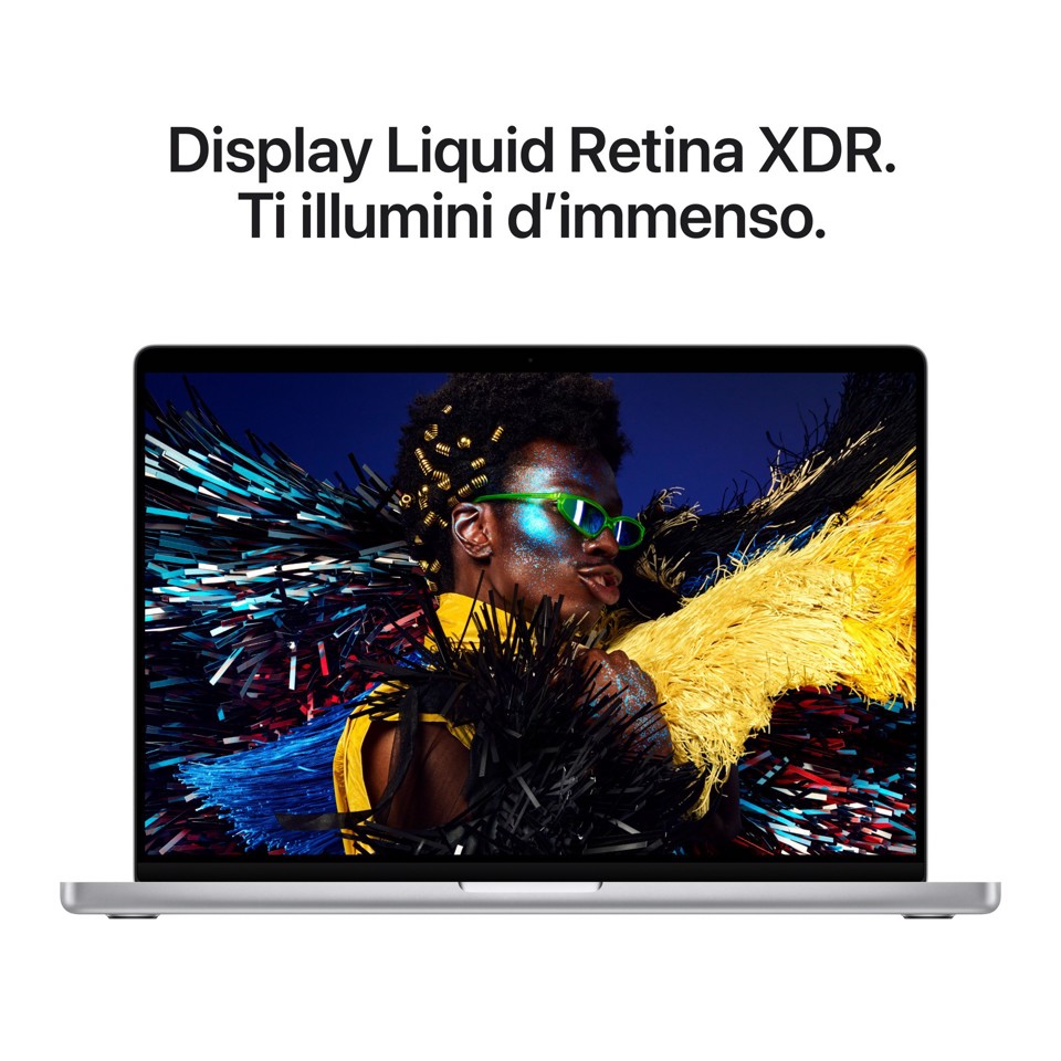 Apple MacBook Pro 16" M5 Pro chip 18‑core CPU 20‑core GPU, 24GB, 1TB SSD - Argento