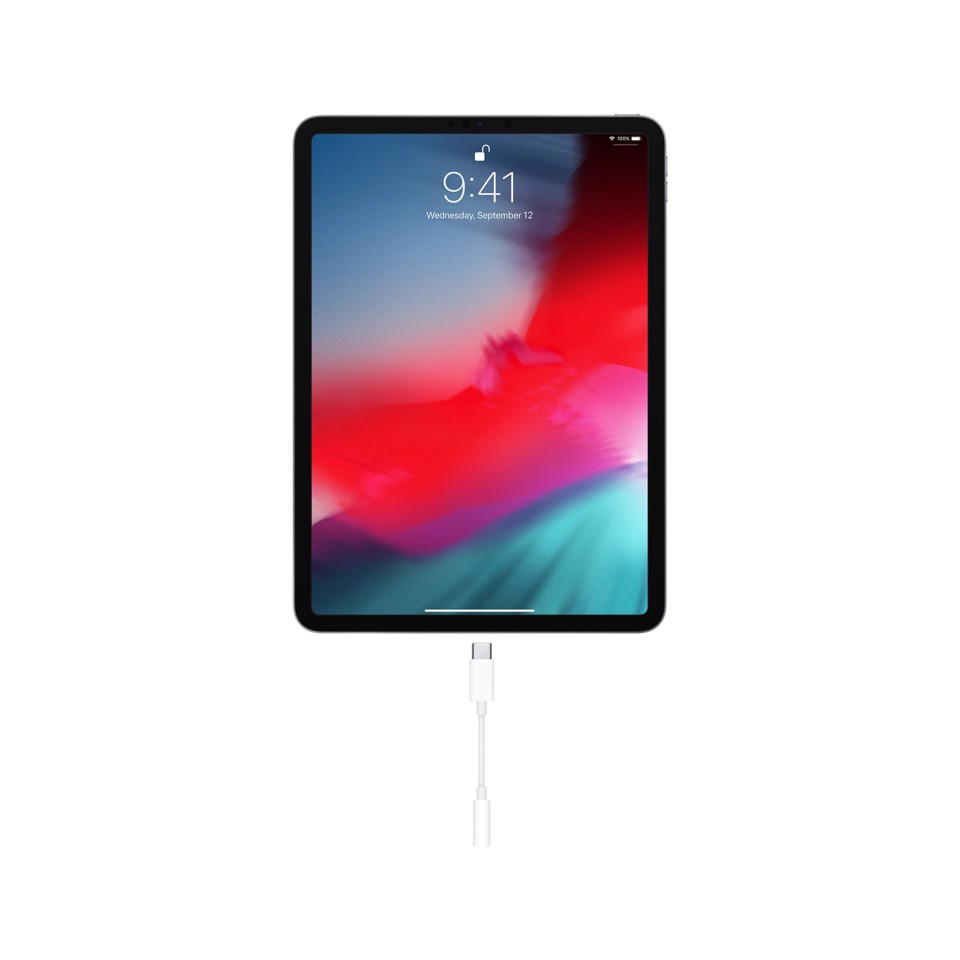 Apple MW2Q3ZM/A adattatore per inversione del genere dei cavi USB-C 3.5mm Bianco