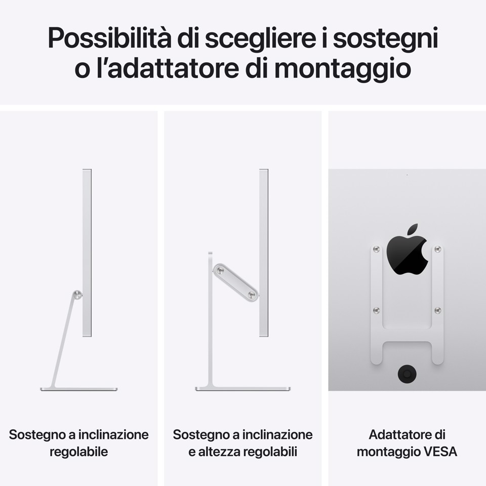 Apple Studio Display - Vetro standard - Inclinazione regolabile