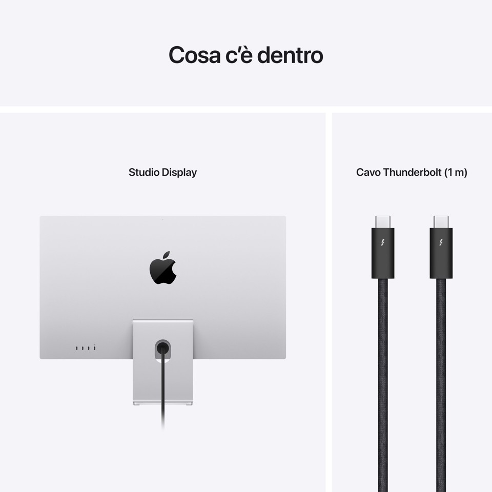 Apple Studio Display - Vetro standard - Sostegno a inclinazione regolabile
