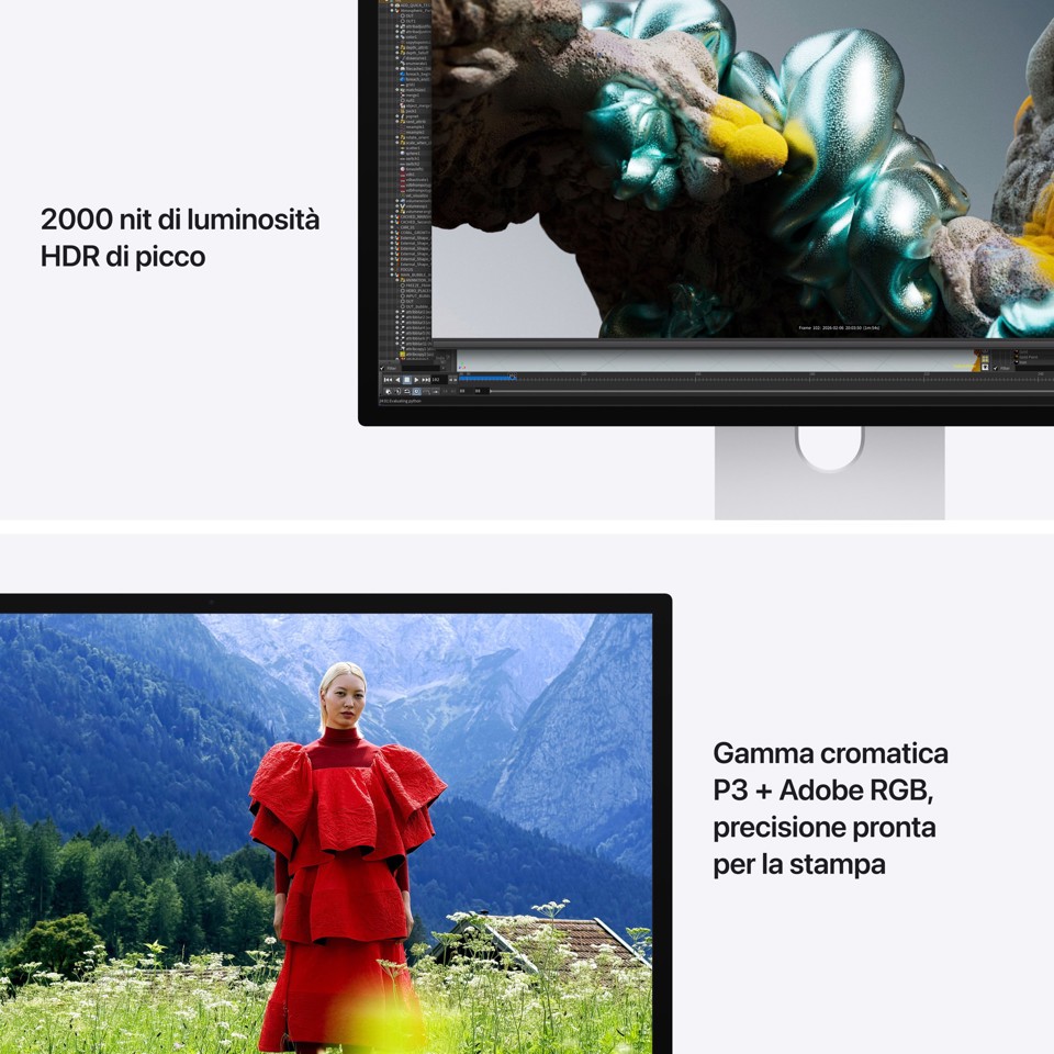 Apple Studio Display XDR - Vetro nanotexture - Adattatore di montaggio VESA (Sostegno non incluso)