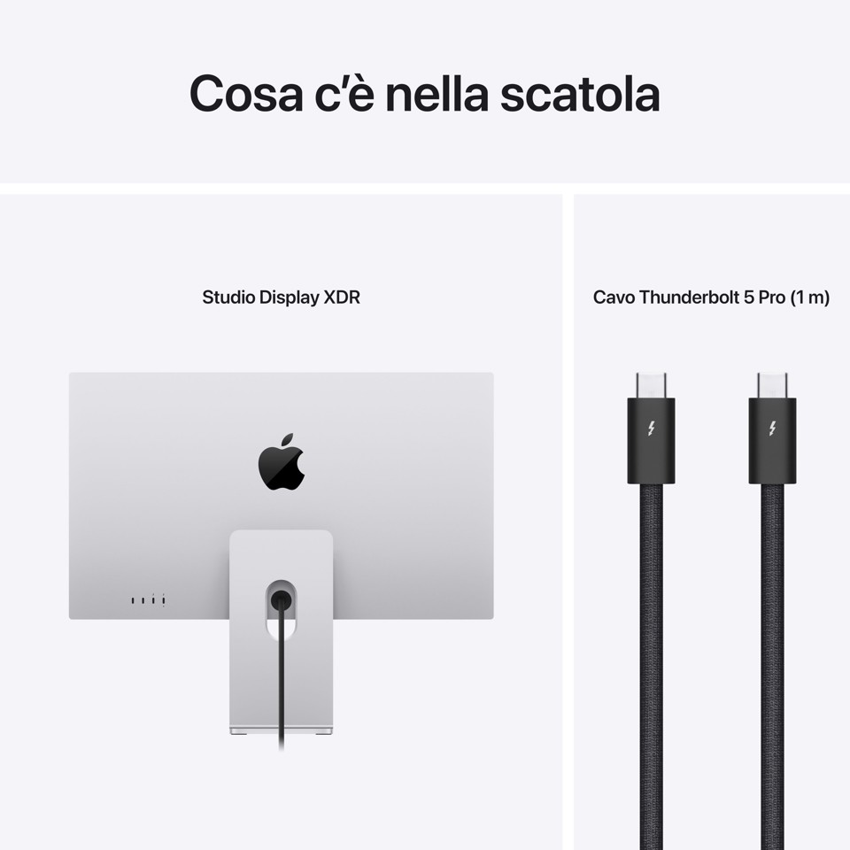 Apple Studio Display XDR - Vetro standard - Sostegno a altezza e inclinazione regolabile