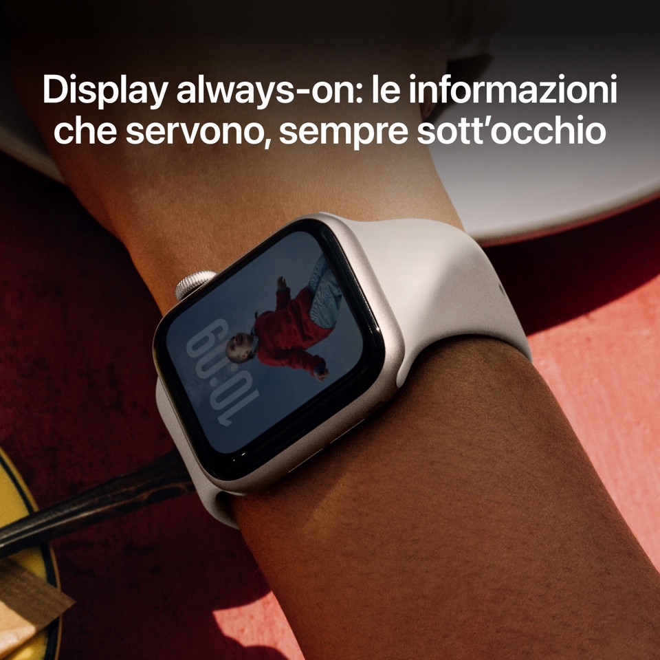 Apple Watch SE (3nd generation) SE 3 GPS 40mm Cassa Alluminio Mezzanotte con Sport Band Mezzanotte - M/L