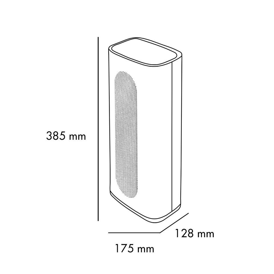 Argoclima Bobo Interno Bianco 2000 W Riscaldatore ambiente elettrico con ventilatore
