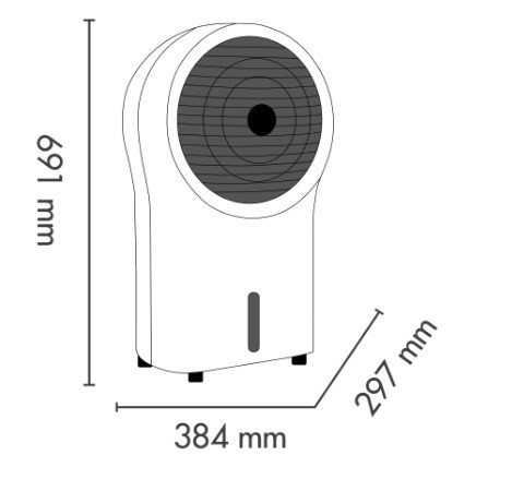 Argoclima Polifemo Zeus Raffrescatore evaporativo