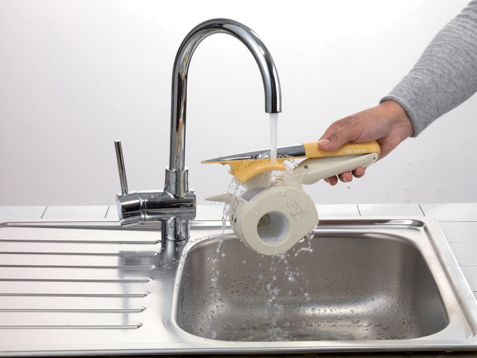 Ariete 0457 grattugia elettrica Metallo, Plastica Sabbia, Bianco