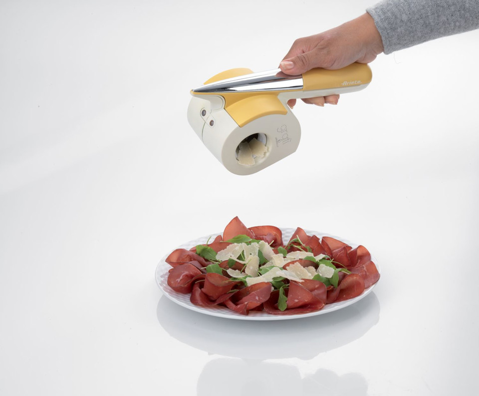 Ariete 0457 grattugia elettrica Metallo, Plastica Sabbia, Bianco