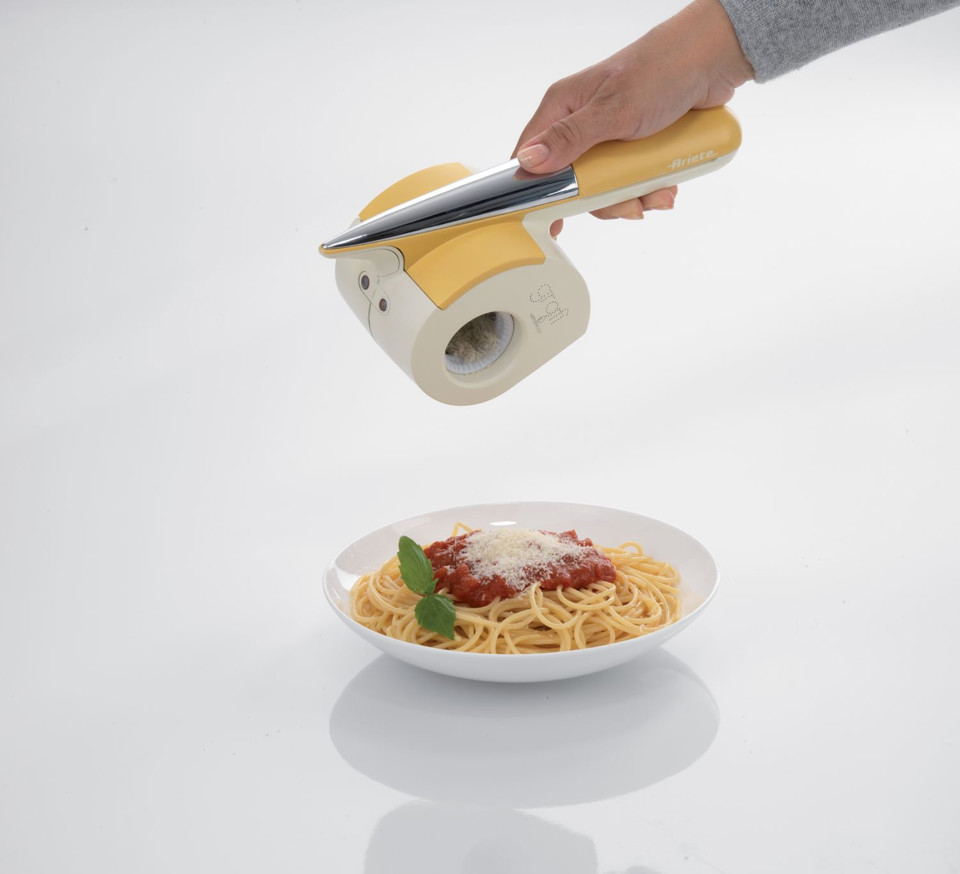 Ariete 0457 grattugia elettrica Metallo, Plastica Sabbia, Bianco
