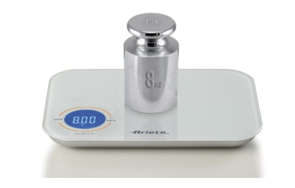 Ariete 0851/00 Bianco Superficie piana Rettangolo Bilancia da cucina elettronica