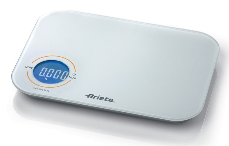 Ariete 0851/00 Bianco Superficie piana Rettangolo Bilancia da cucina elettronica