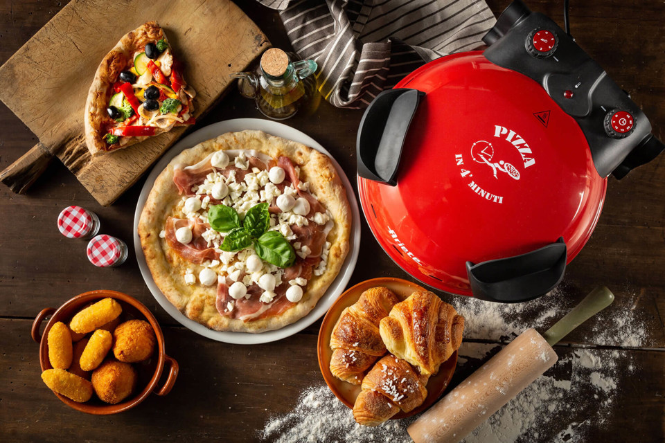 Ariete 909 macchina e forno per pizza 1 pizza(e) 1200 W Nero, Rosso