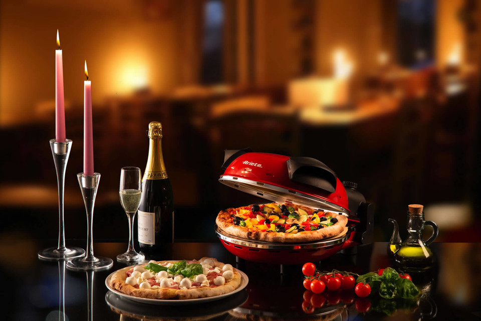 Ariete 909 macchina e forno per pizza 1 pizza(e) 1200 W Nero, Rosso