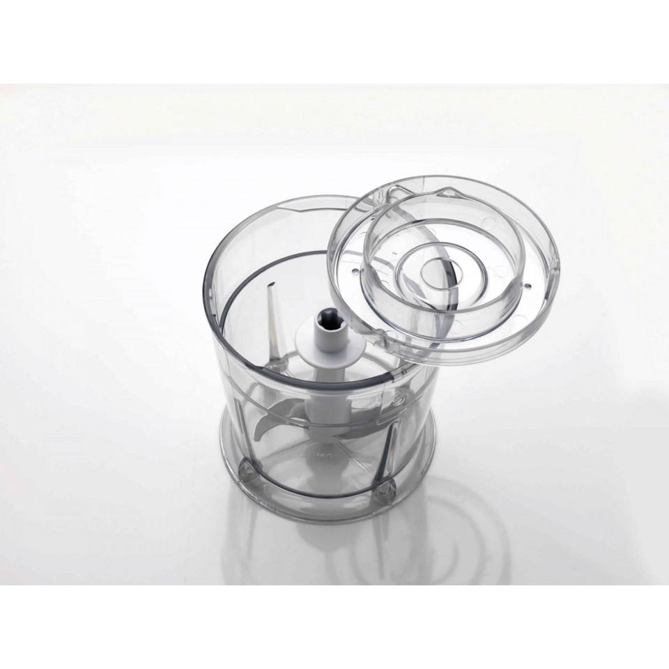 Ariete 1836 Choppy - Tritatutto con lame in Acciaio Inox - si avvia premendo il coperchio - 250 ml - 160 Watt - Arancione