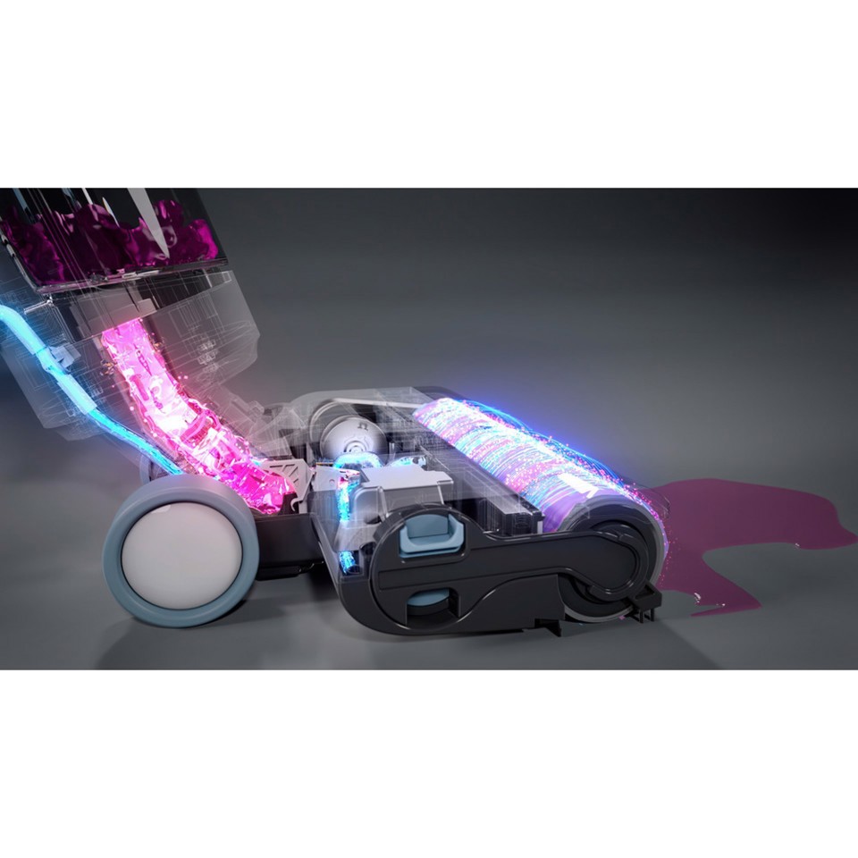 Ariete 2483 Aqua Force Wash & Vacuum, Aspirapolvere Intelligente, Lavapavimenti cordless, Senza fili, Aspira e lava, Peli animali, Sporco liquido e secco, Capacità 700ml, Accessori inclusi