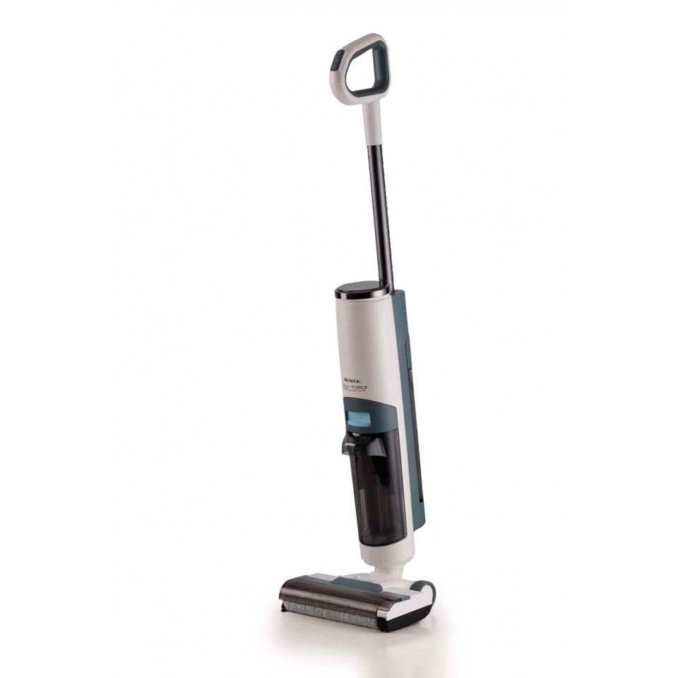 Ariete 2483 Aqua Force Wash & Vacuum, Aspirapolvere Intelligente, Lavapavimenti cordless, Senza fili, Aspira e lava, Peli animali, Sporco liquido e secco, Capacità 700ml, Accessori inclusi