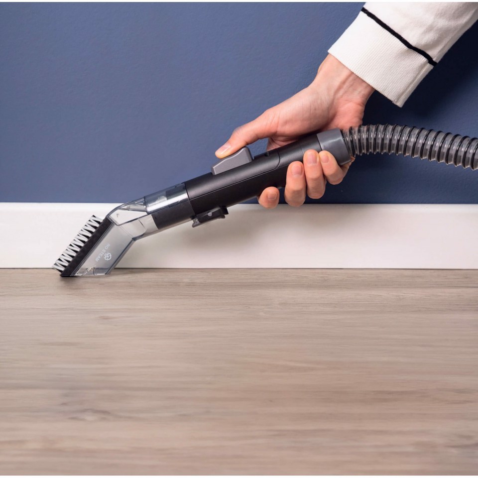 Ariete 2484 Spot Cleaner Steam PRO 5in1, Lavatappeti e pulitore a vapore, Elimina macchie da interni Auto, Divani, Moquette, Materassi, tappeti, 1800W, 3 modalità di pulizia, Elevata potenza aspirante, Pet care, 2 serbatoi