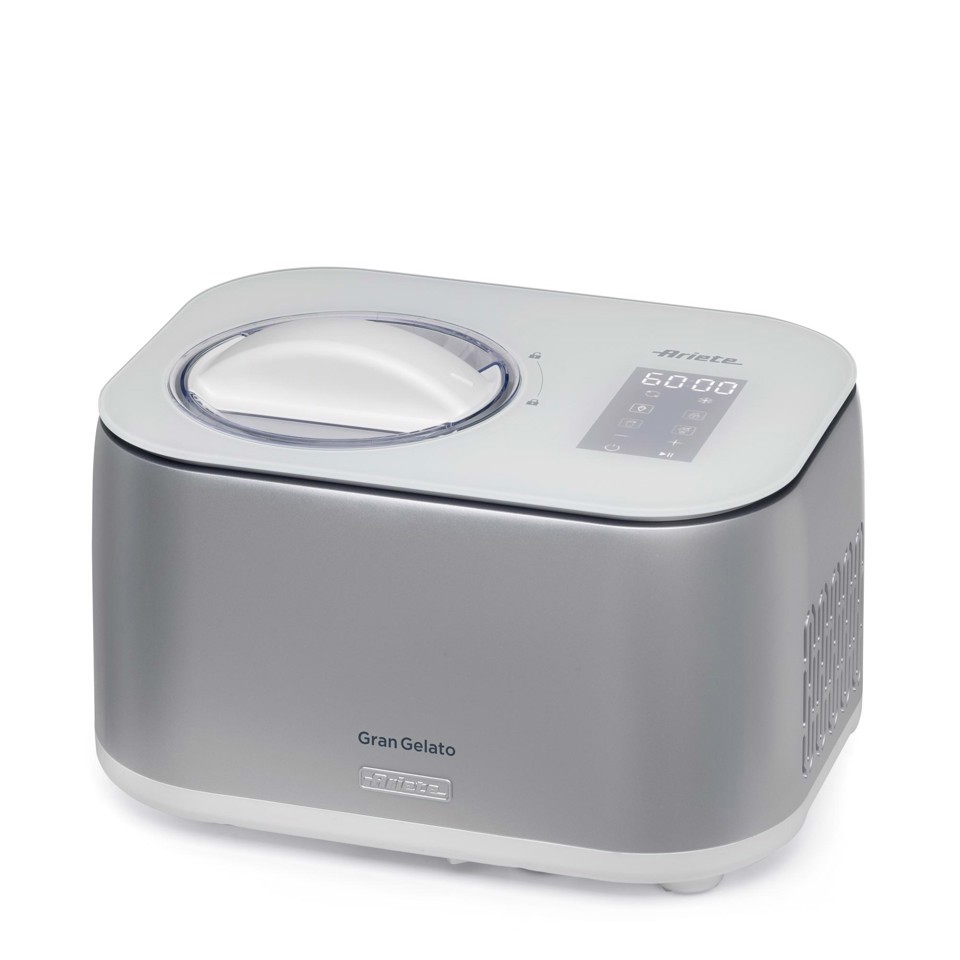Ariete 644 Gran Gelato 4in1, Gelatiera con compressore, Gelato, Yogurt, Sorbetto e Granita, 30-60 minuti, Funzione mantenimento del freddo