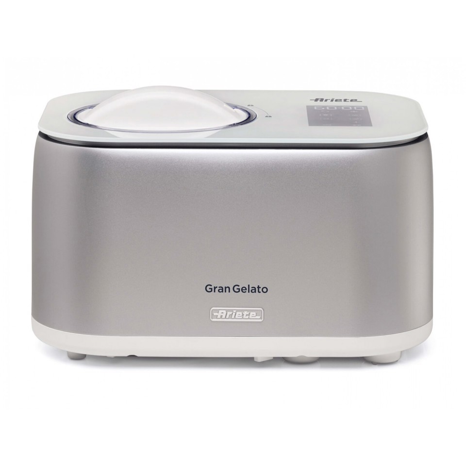Ariete 644 Gran Gelato 4in1, Gelatiera con compressore, Gelato, Yogurt, Sorbetto e Granita, 30-60 minuti, Funzione mantenimento del freddo