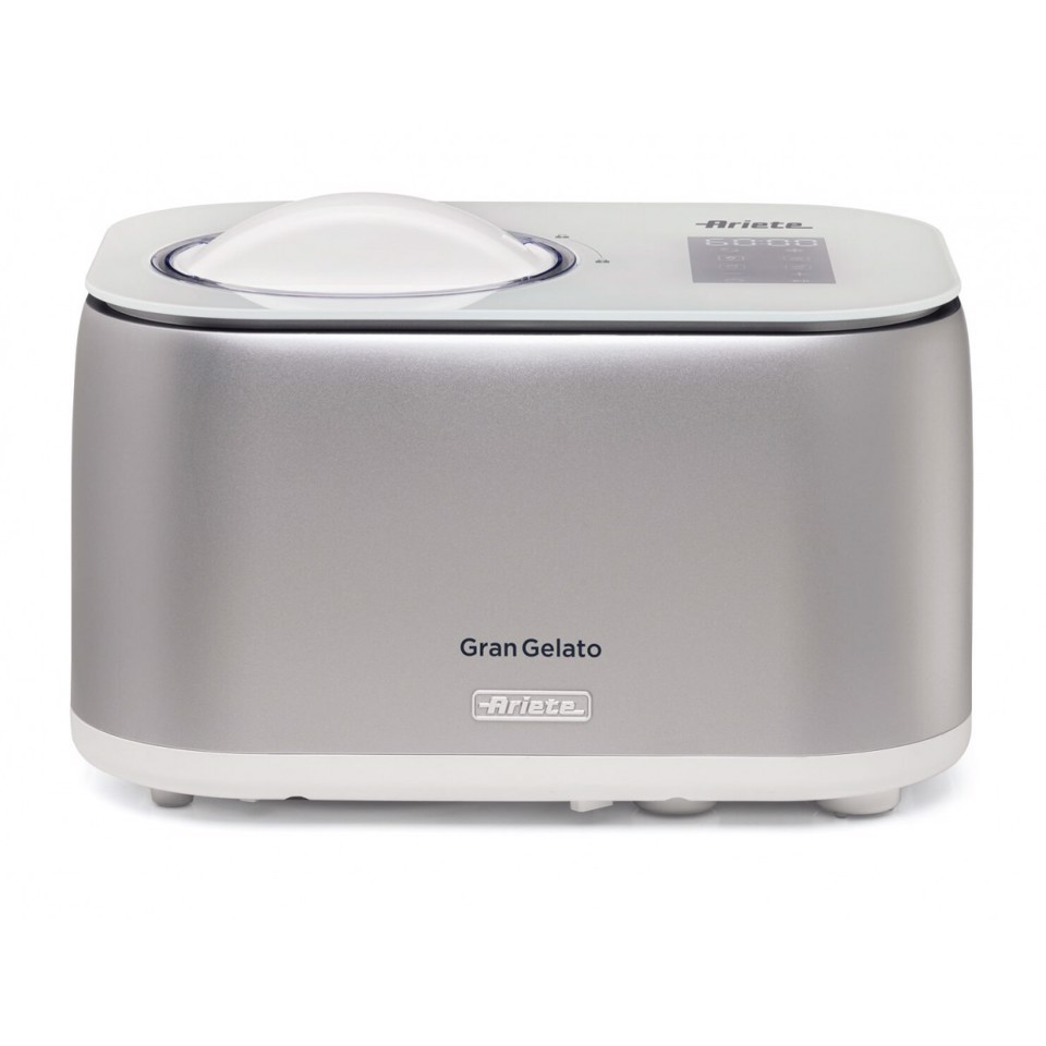 Ariete 644 Gran Gelato 4in1, Gelatiera con compressore, Gelato, Yogurt, Sorbetto e Granita, 30-60 minuti, Funzione mantenimento del freddo