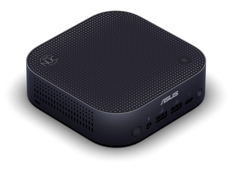 ASUS NUC 14 PRO AI Lunar Canyon, Ultra5 226V, RAM 16Gb, SSD 512Gb, Intel ARC130v, Wi-Fi 7, Win11 Pro, 3Yr PUR, EU Cord