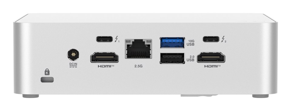 ASUS NUC 15 Pro+ RNUC15CRSU700002 Argento 255H