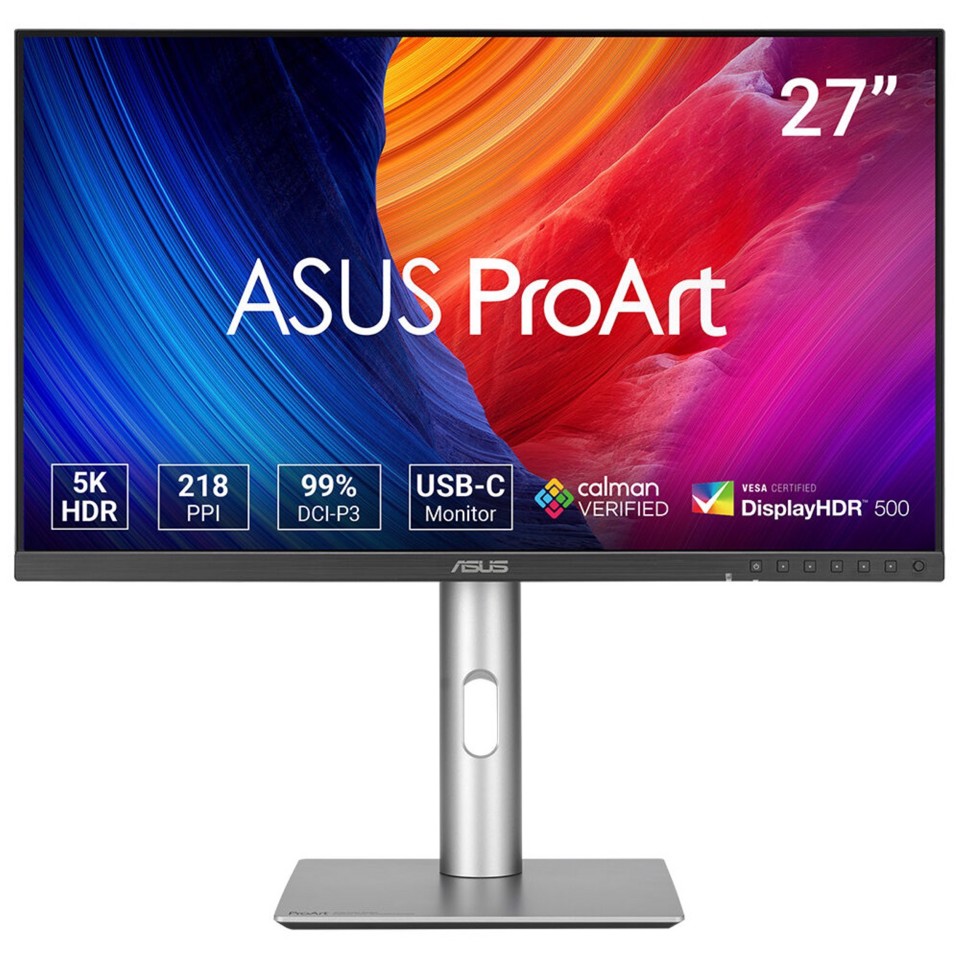 ASUS ProArt PA27JCV Monitor PC 68,6 cm (27") 5120 x 2880 Pixel 5K Ultra HD LCD Nero