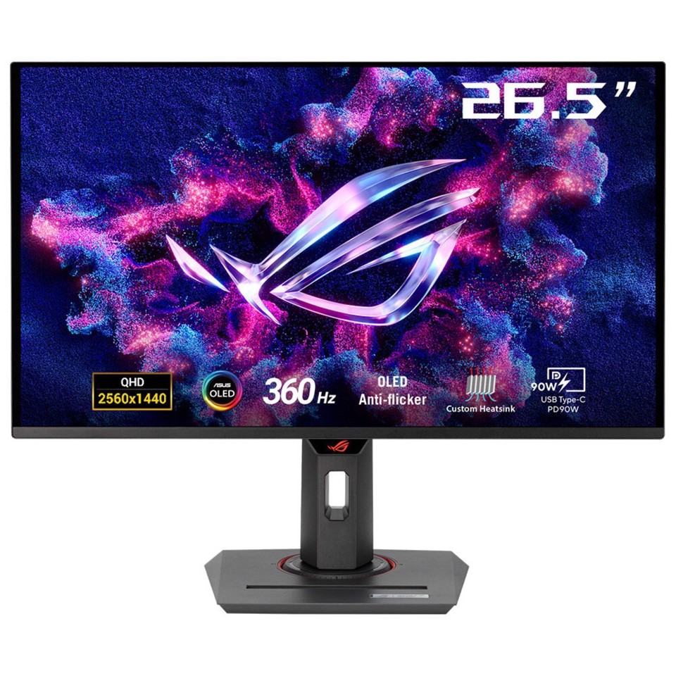 ASUS ROG Strix OLED XG27ACDNG Monitor PC 67,3 cm (26.5") 2560 x 1440 Pixel Quad HD QD-OLED Nero