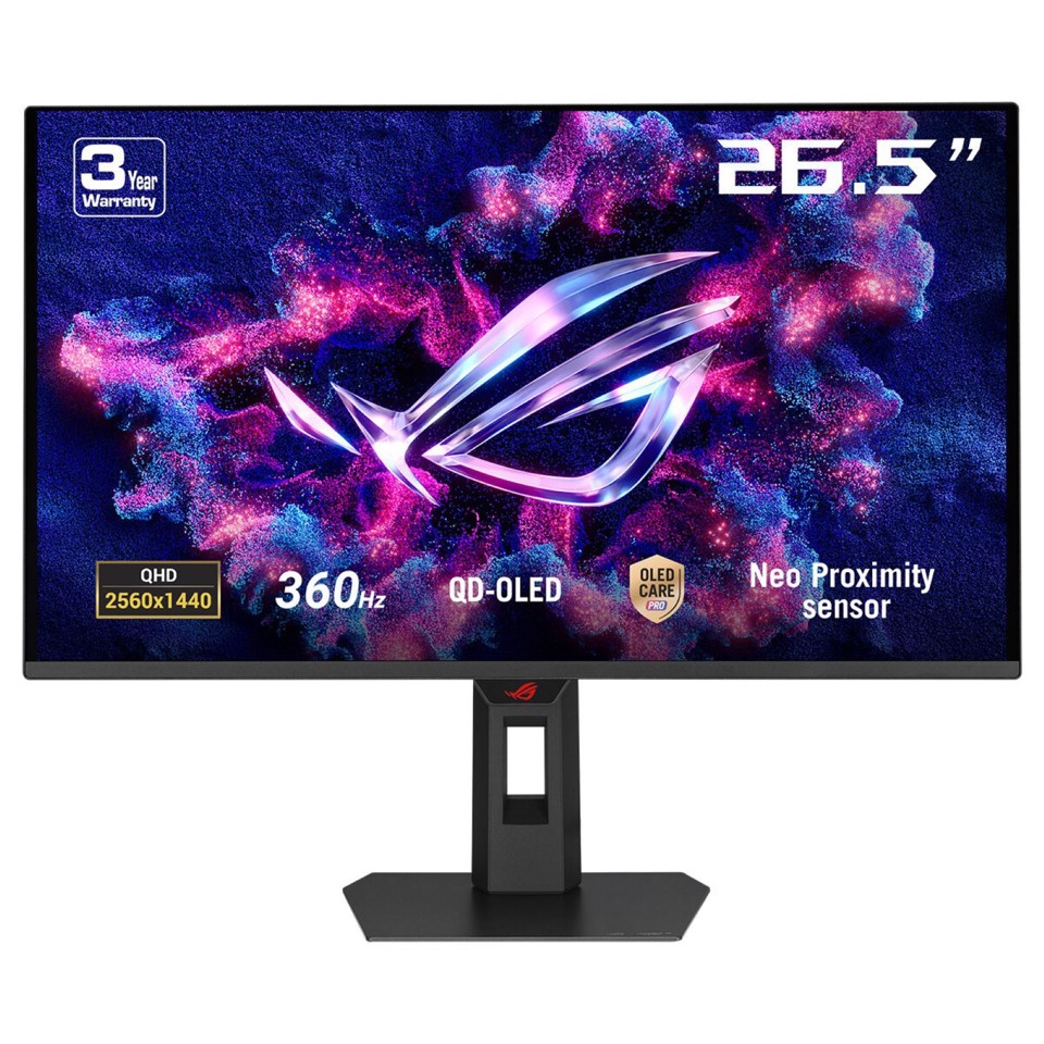 ASUS ROG Strix OLED XG27AQDNG Monitor PC 67,3 cm (26.5") 2560 x 1440 Pixel Quad HD QD-OLED Nero