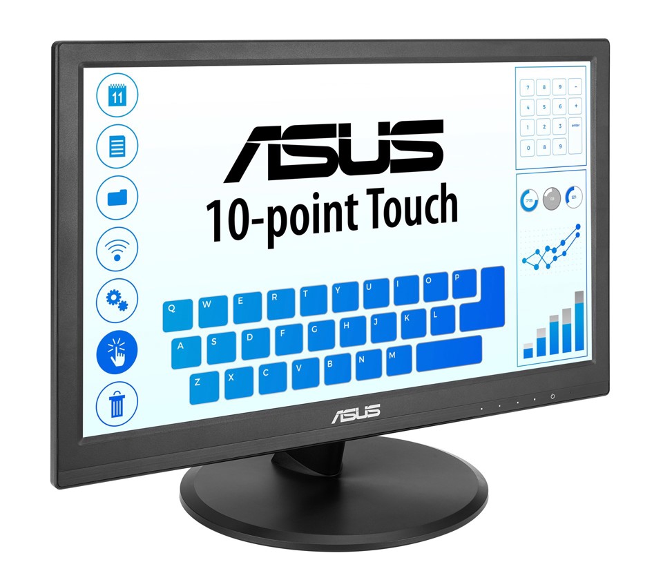 ASUS Touch VT169HE Monitor PC 39,6 cm (15.6") 1920 x 1080 Pixel Full HD LED Touch screen Da tavolo Nero