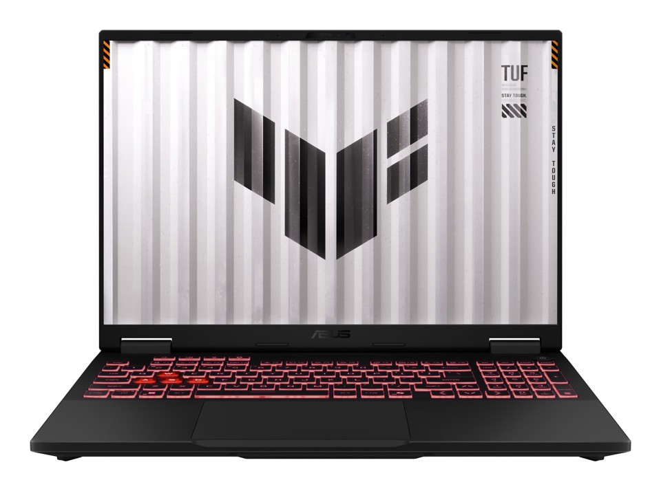 ASUS TUF Gaming A16 FA608PP-RV011W AMD Ryzen™ 9 8940HX Computer portatile 40,6 cm (16") WUXGA 16 GB DDR5-SDRAM 1 TB SSD NVIDIA GeForce RTX 5070 Laptop GPU Wi-Fi 6E (802.11ax) Windows 11 Home Grigio