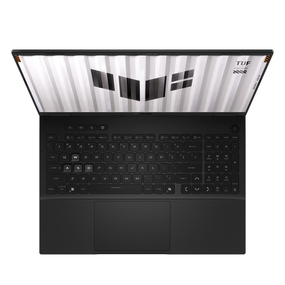 ASUS TUF Gaming A16 FA608PP-RV011W AMD Ryzen™ 9 8940HX Computer portatile 40,6 cm (16") WUXGA 16 GB DDR5-SDRAM 1 TB SSD NVIDIA GeForce RTX 5070 Laptop GPU Wi-Fi 6E (802.11ax) Windows 11 Home Grigio