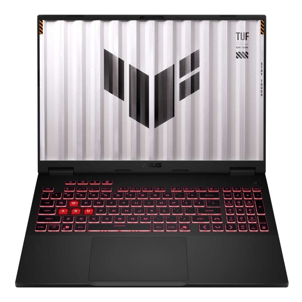 ASUS TUF Gaming A16 FA608PP-RV011W AMD Ryzen™ 9 8940HX Computer portatile 40,6 cm (16") WUXGA 16 GB DDR5-SDRAM 1 TB SSD NVIDIA GeForce RTX 5070 Laptop GPU Wi-Fi 6E (802.11ax) Windows 11 Home Grigio