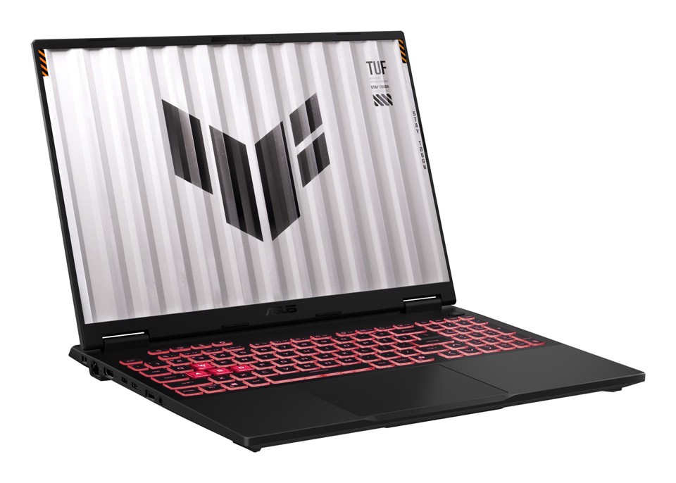 ASUS TUF Gaming A16 FA608PP-RV011W AMD Ryzen™ 9 8940HX Computer portatile 40,6 cm (16") WUXGA 16 GB DDR5-SDRAM 1 TB SSD NVIDIA GeForce RTX 5070 Laptop GPU Wi-Fi 6E (802.11ax) Windows 11 Home Grigio