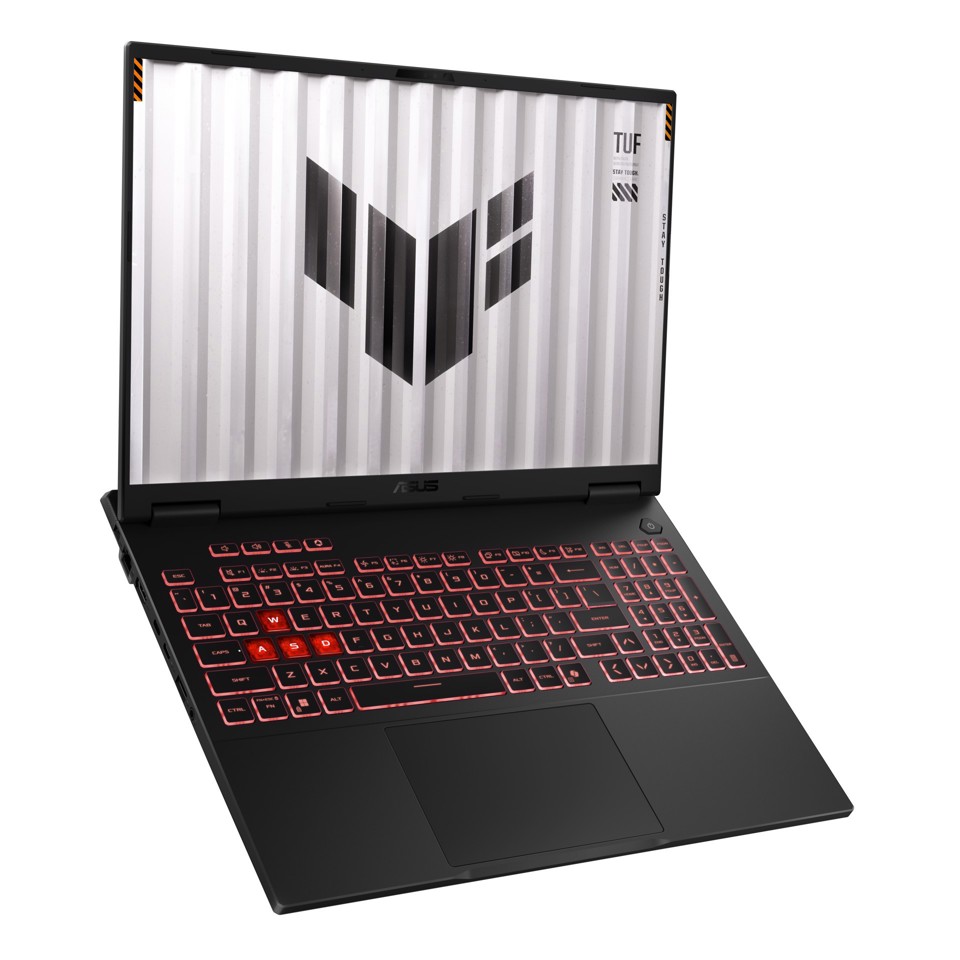 ASUS TUF Gaming A16 FA608PP-RV011W AMD Ryzen™ 9 8940HX Computer portatile 40,6 cm (16") WUXGA 16 GB DDR5-SDRAM 1 TB SSD NVIDIA GeForce RTX 5070 Laptop GPU Wi-Fi 6E (802.11ax) Windows 11 Home Grigio